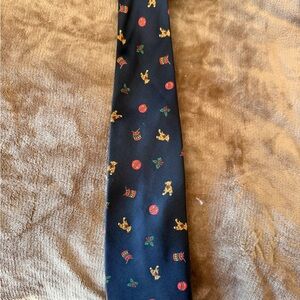 Elegant Black Patterned Tie